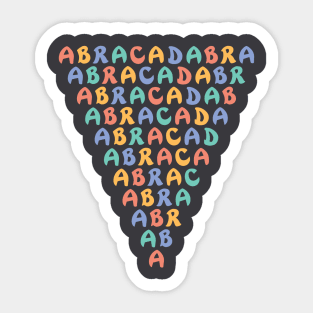 ABRACADABRA Sticker